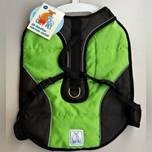 Cozy Pet Green Medium All Weather Harness Jacket